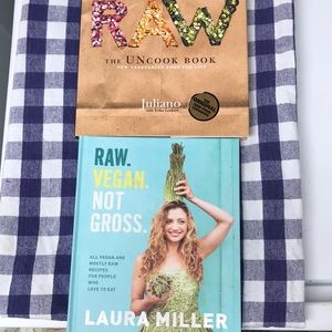 Raw food Cook books- used